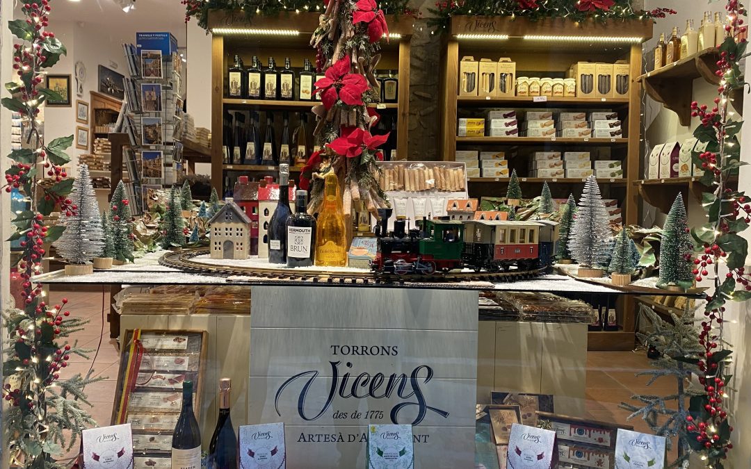 Ja es Nadal a la botiga Torrons Vicens de Girona